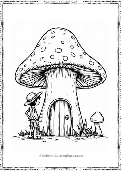 Luffy And The Giant Mushroom Free PDF Printable