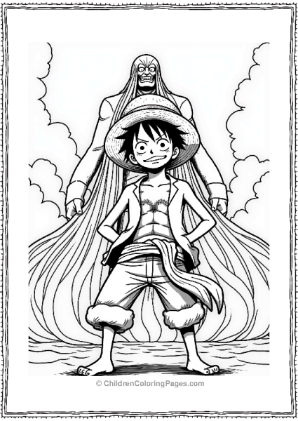Luffy Vs Doflamingo Scene Free PDF Printable
