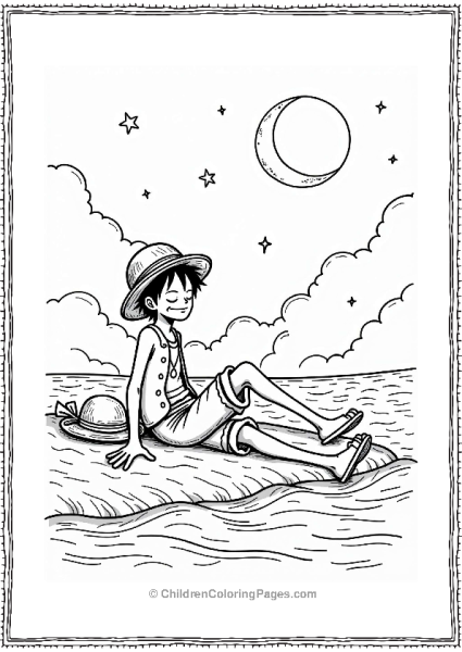 Luffys Dream Under A Starry Sky Free PDF Printable