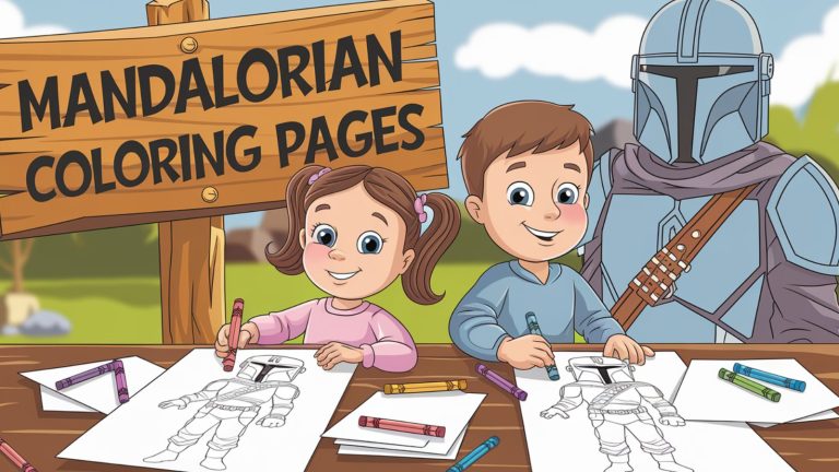 Mandalorian Coloring Pages