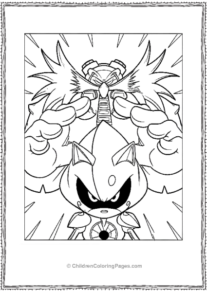 Metal Sonic And Dr Eggman Free PDF Printable