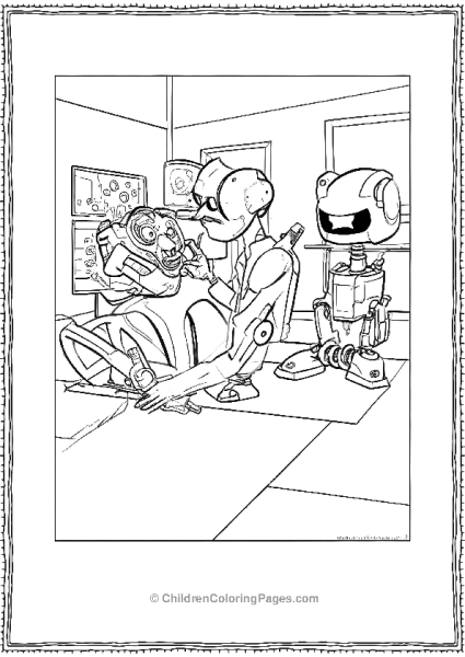 Metal Sonic Building Robot Free PDF Printable