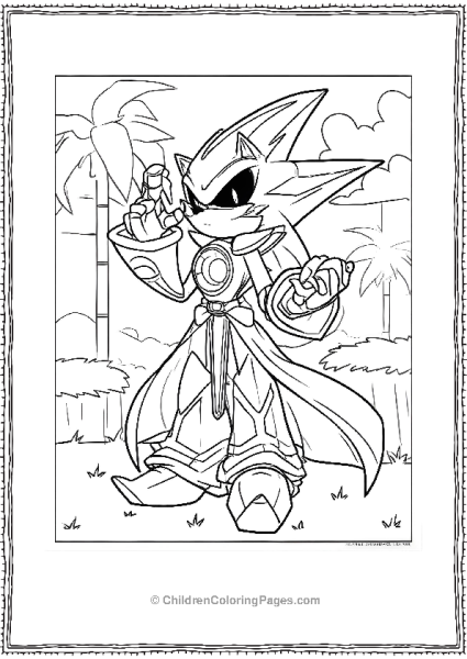 Metal Sonic Sonic The Hedgehog Free PDF Printable