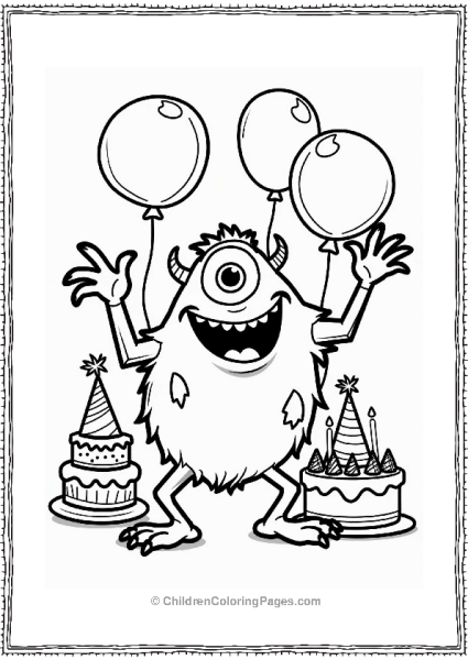Monsters Inc Birthday Party Fun Free PDF Printable