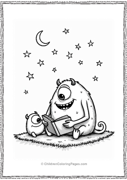 Monsters Inc Cozy Reading Time Free PDF Printable