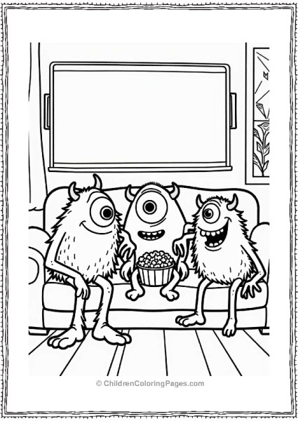Monsters Inc Movie Night Fun Free PDF Printable