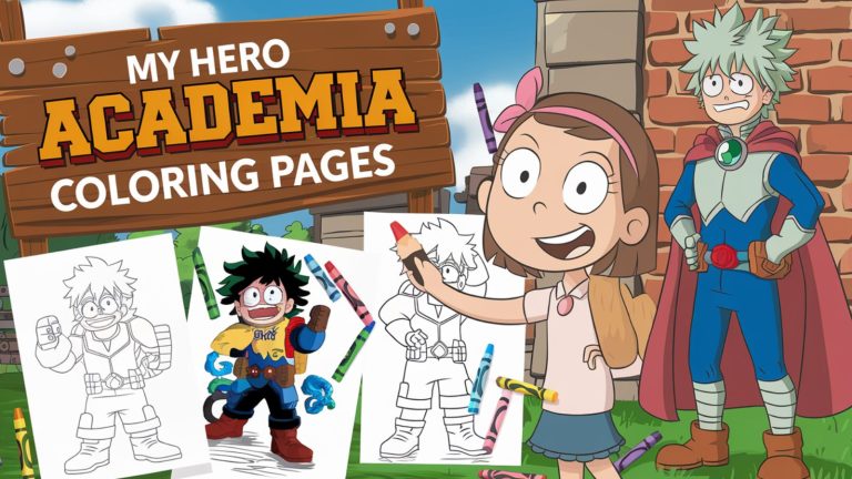 My Hero Academia Coloring Pages