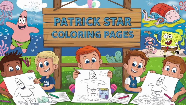 Patrick Star Coloring Pages