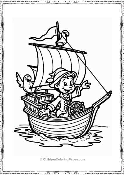 Pinocchio The Little Pirate Free PDF Printable