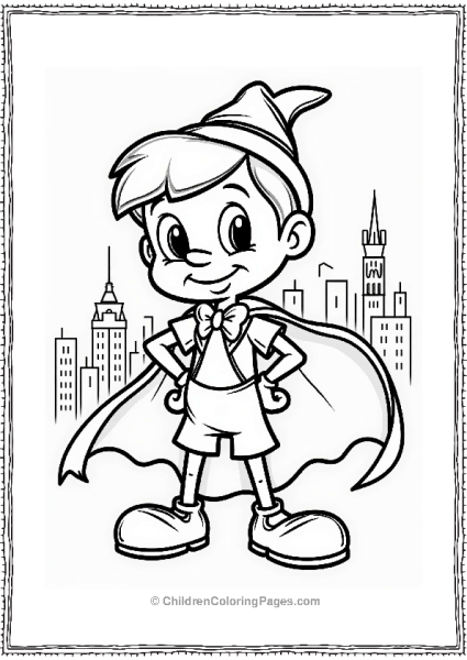 Pinocchio The Superhero Free PDF Printable