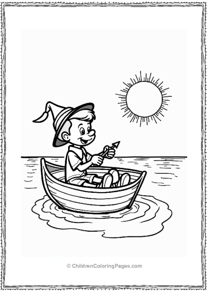Pinocchio’s Adventure On The Sea Free PDF Printable