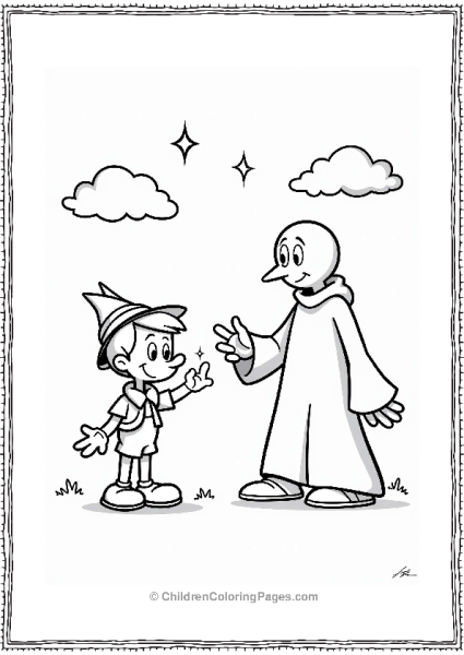 Pinocchio’s Courageous Stand Against Fear Free PDF Printable