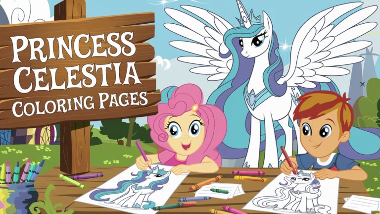 Princess Celestia Coloring Pages