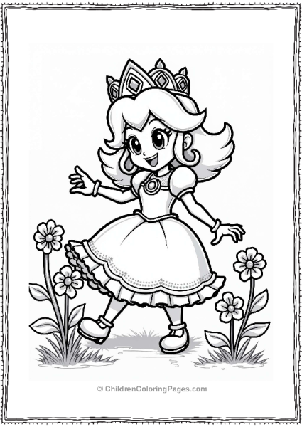Princess Daisys Flower Crown Dance Free PDF Printable