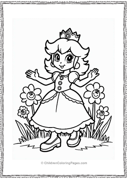 Princess Daisys Flower Parade Free PDF Printable