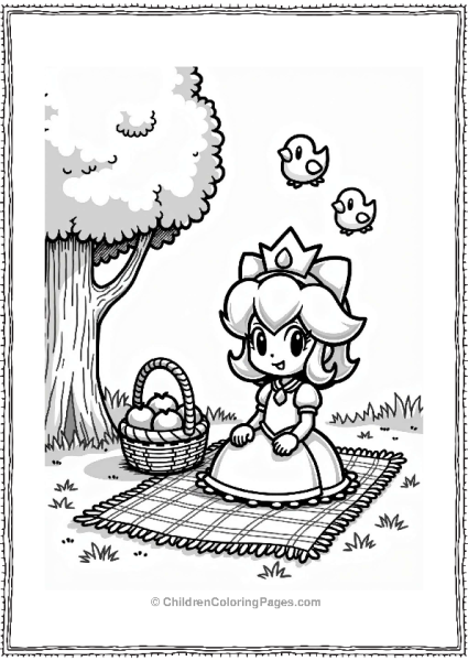 Princess Daisys Picnic Under A Tree Free PDF Printable