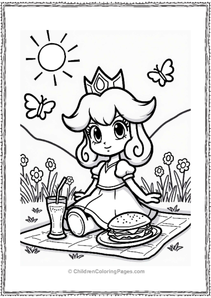 Princess Daisys Spring Picnic Free PDF Printable