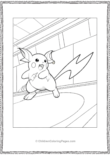 Raichu In The Streets Free PDF Printable