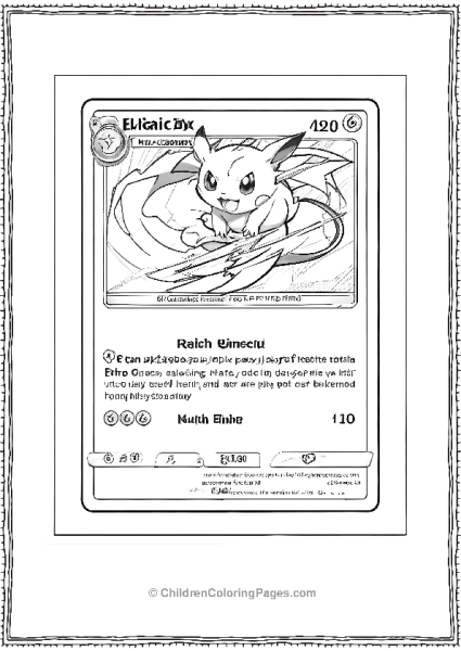 Raichu Pokemon Card Free PDF Printable