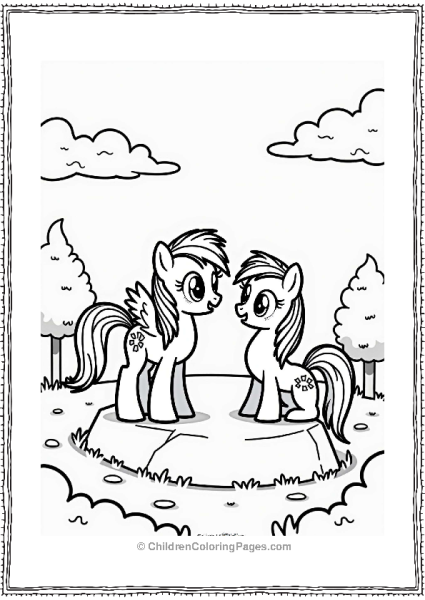 Rainbow Dash And The Griffin Free PDF Printable
