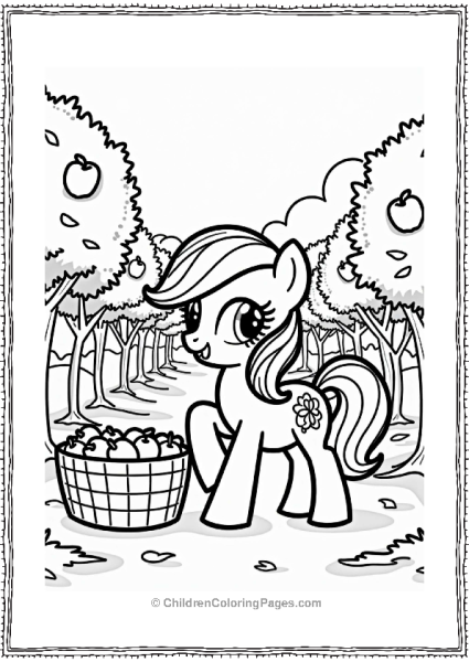 Rainbow Dash’s Autumn Harvest Free PDF Printable