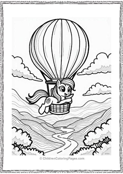 Rainbow Dash’s Balloon Adventure Free PDF Printable