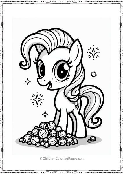 Rarity And Her Diamond Collection Free PDF Printable