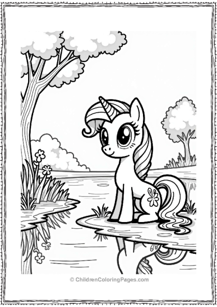 Rarity By The Tranquil Pond Free PDF Printable