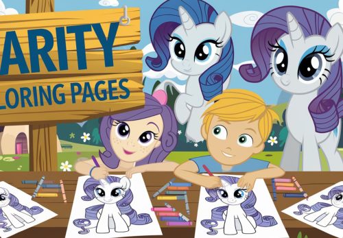 Rarity Coloring Pages – Free PDF Printables 🌟🐎🎠🧲