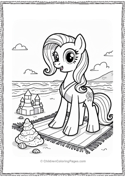 Rarity Designing A Beach Outfit Free PDF Printable