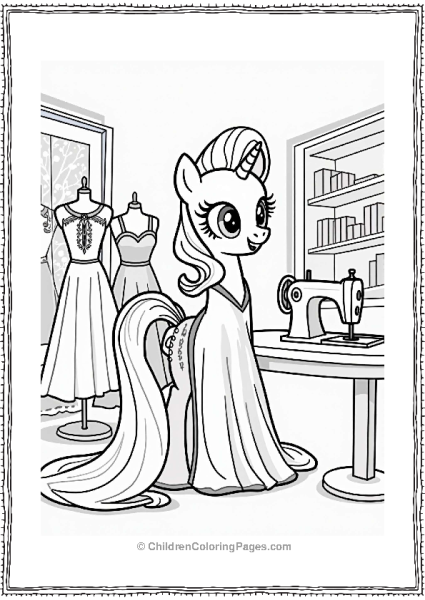 Rarity In Her Dressmaking Shop Free PDF Printable