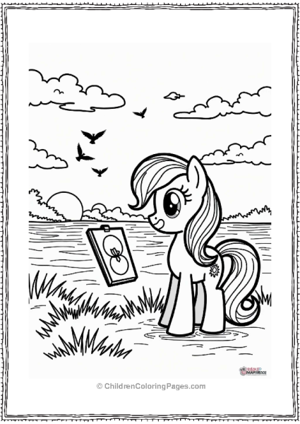 Rarity Watching The Sunset Free PDF Printable
