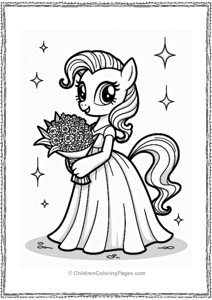 Rarity With A Fancy Bouquet Free PDF Printable