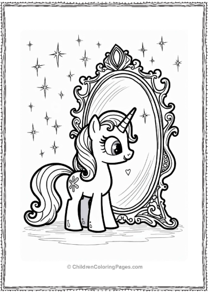Rarity With A Magical Mirror Free PDF Printable