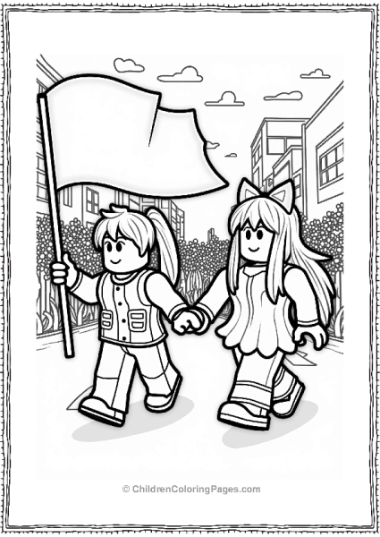 Roblox Avatars In A Parade Free PDF Printable