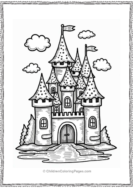 Roblox Candy Castle With Moat And Turrets Free PDF Printable