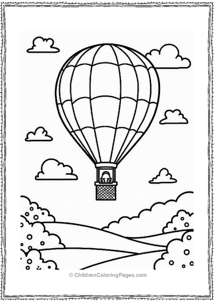 Roblox Colorful Hot Air Balloon In The Sky Free PDF Printable