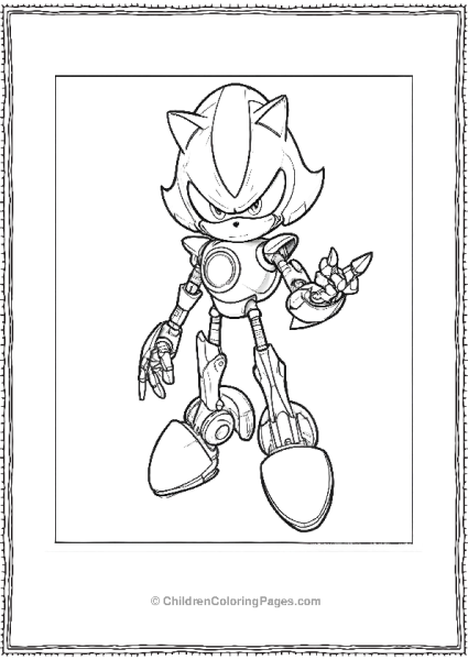 Robotic Metal Sonic Free PDF Printable