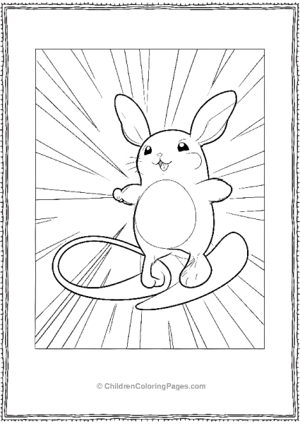 Simple Raichu Free PDF Printable