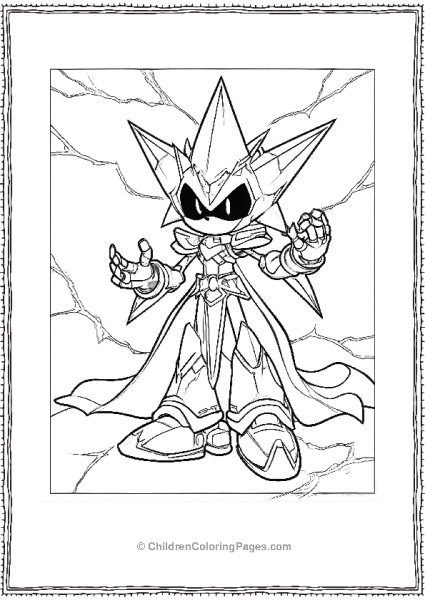 Sonic Metal With Lightening Free PDF Printable