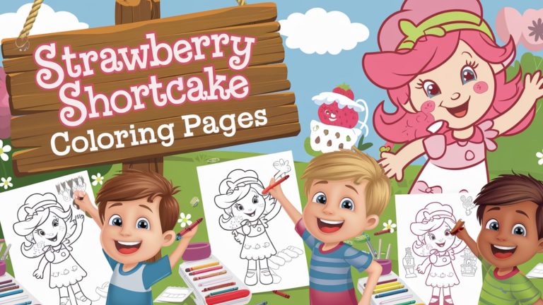 Strawberry Shortcake Coloring Pages