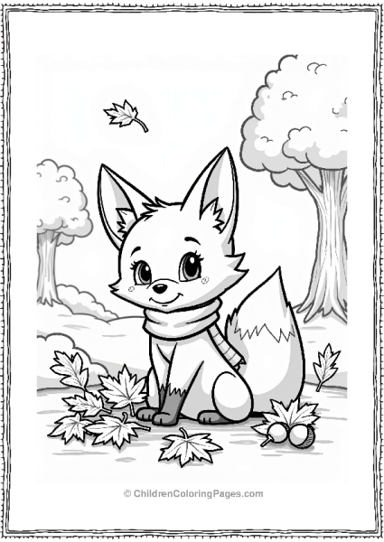 Super Smash Bros Fox’s Autumn Adventure Free PDF Printable