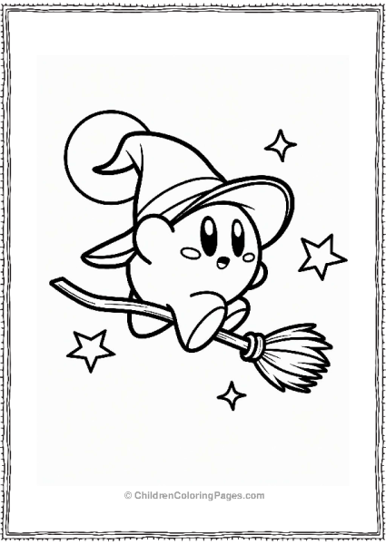 Super Smash Bros Kirby At A Halloween Party Free PDF Printable
