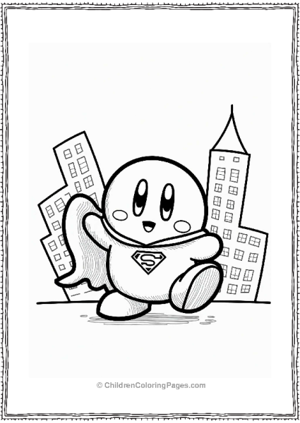 Super Smash Bros Kirby The Superhero Free PDF Printable