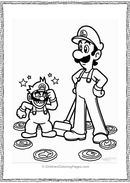 Super Smash Bros Luigi Vs Wario Showdown Free PDF Printable