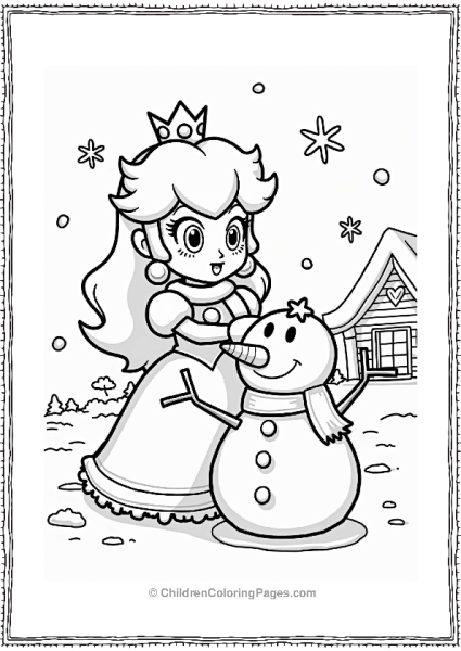 Super Smash Bros Peach S Winter Wonderland Free PDF Printable