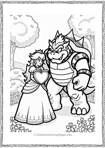 Super Smash Bros Peach Vs Bowser Showdown Free PDF Printable