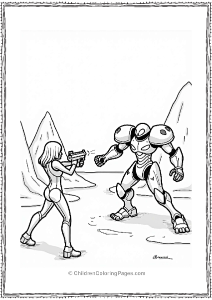 Super Smash Bros Samus Aran Vs Ridley Showdown Free PDF Printable