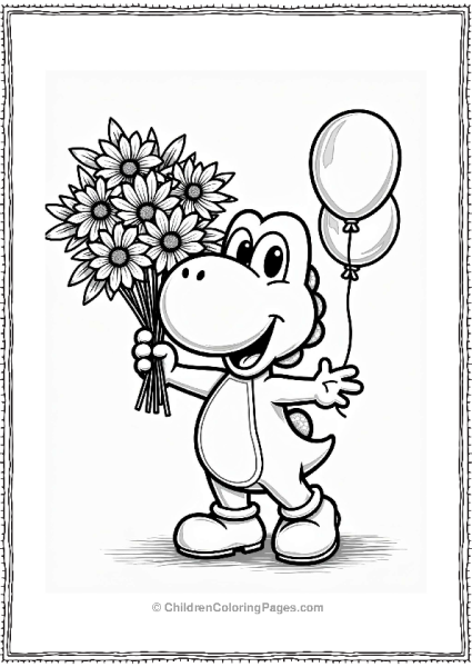 Super Smash Bros Yoshi S Spring Festival Celebration Free PDF Printable
