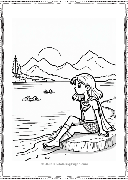 Supergirl By The Dreamy Lake Free PDF Printable